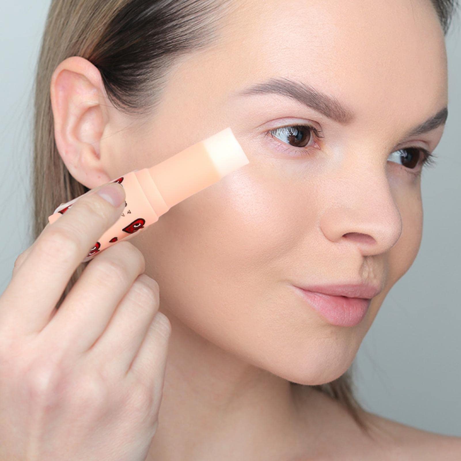 Hydrating Concealer Makeup Stick with Applicator - Lightweight, Long-Lasting Cover for Dark Circles, Blemishes & Large Pores | Highlight & Perfect Skin | Ideal for Daily Makeup, Photo Shoots & Special Events