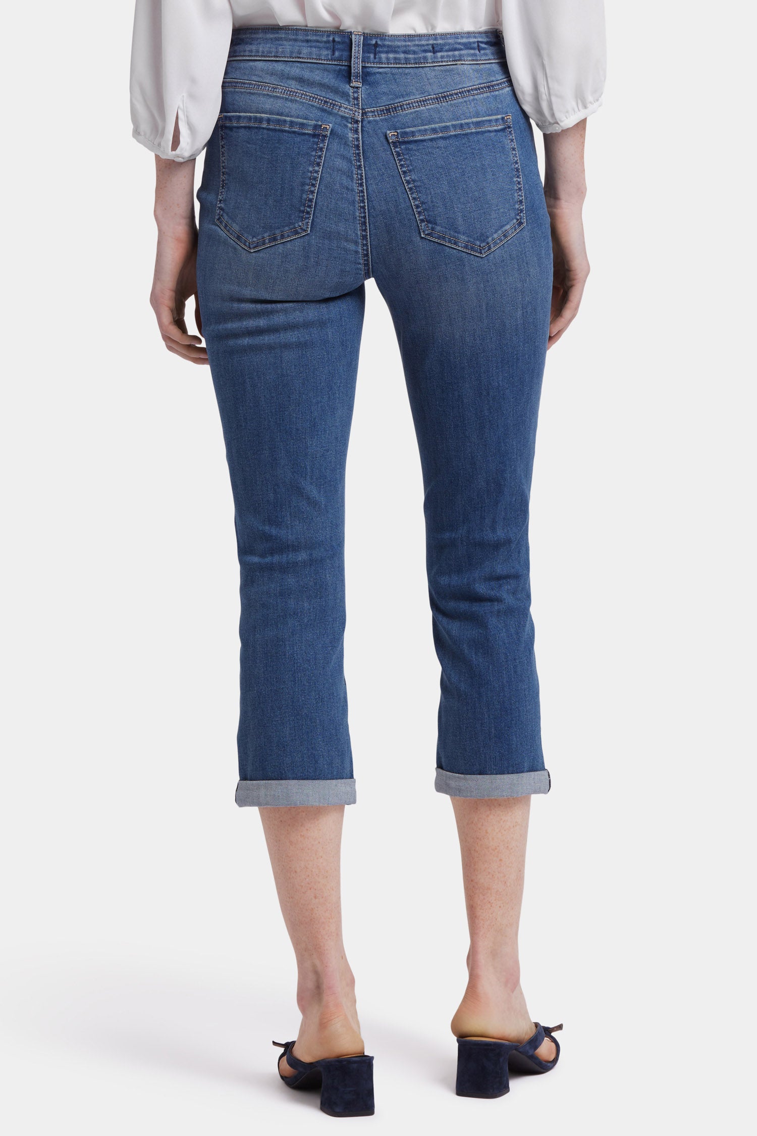 Chloe Skinny Capri Jeans for Women - High Waisted Stretch Denim Pants | Costa Brava Style | Perfect for Casual Wear, Date Night & Summer Outfits