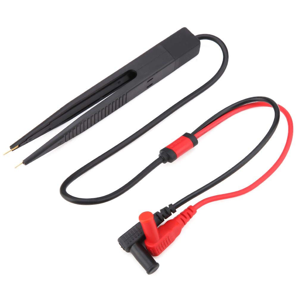 Digital Multimeter Test Leads with Alligator Clips - SMD Component Tester for Capacitors, Resistors, Diodes - Perfect for Electronics Repair, DIY Projects & Circuit Testing