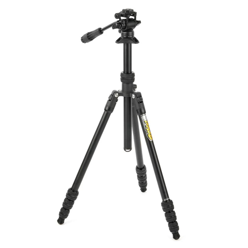 Punks Travis 2.0 Professional Video Tripod Kit with AirHed Trinity Mount - Heavy Duty Camera Stand for DSLR, Mirrorless & Smartphones - Perfect for Vlogging, Live Streaming & Film Production (Special Order)