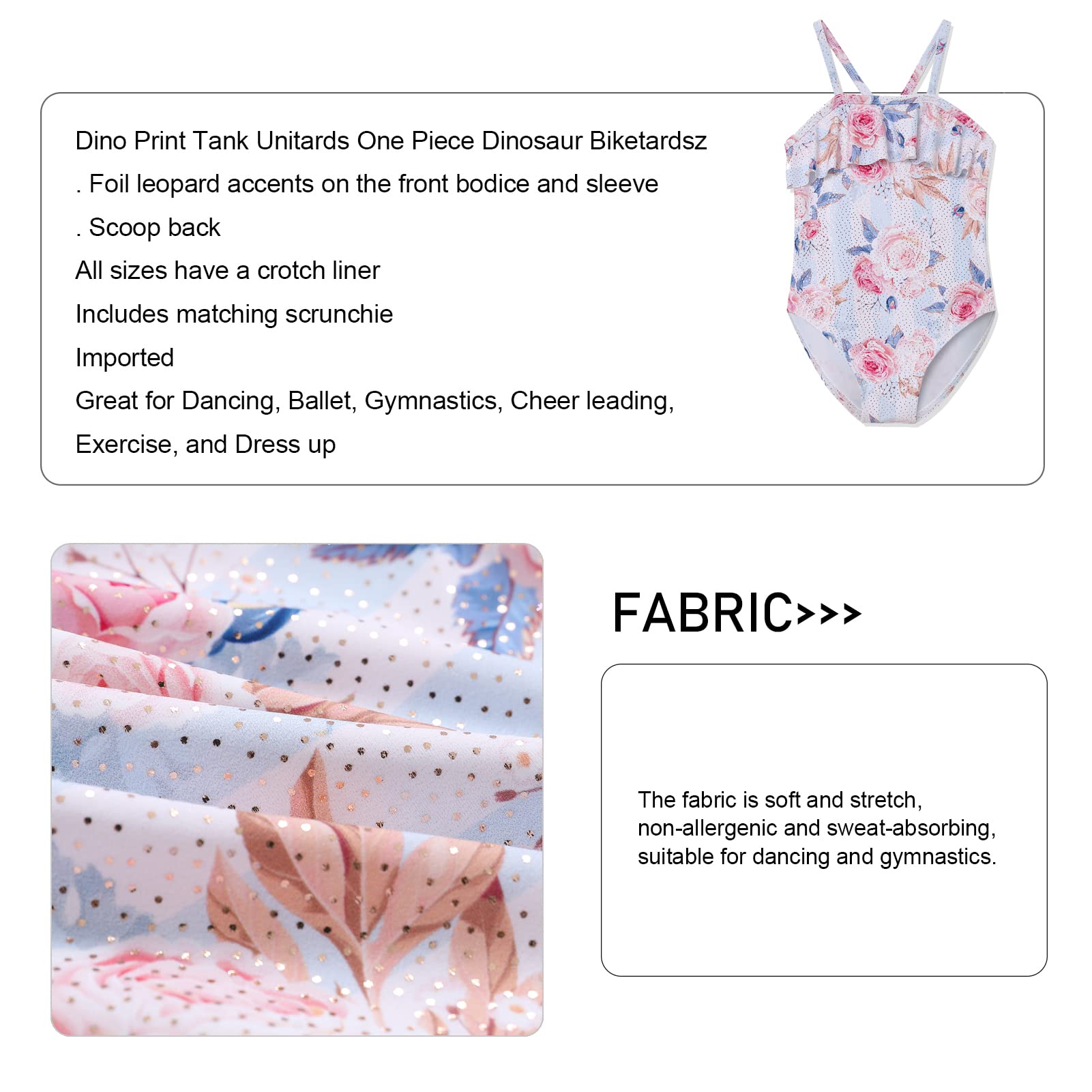 Phineein Girls One-Piece Swimwear - Tropical Fruit Heart Print Ruffled Bathing Suit for Kids | Beach, Pool & Summer Vacation Outfit