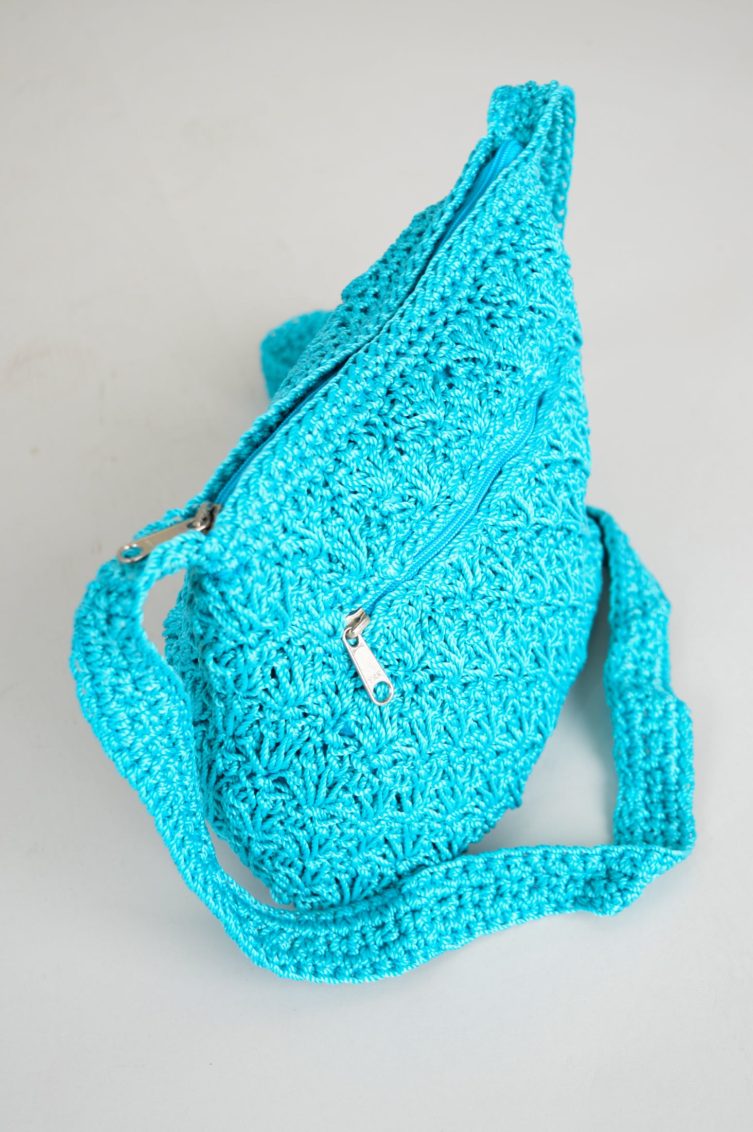 Handmade Crochet Tote Bag in Turquoise - Stylish & Durable Boho Beach Bag for Women - Perfect for Shopping, Travel & Summer Outings