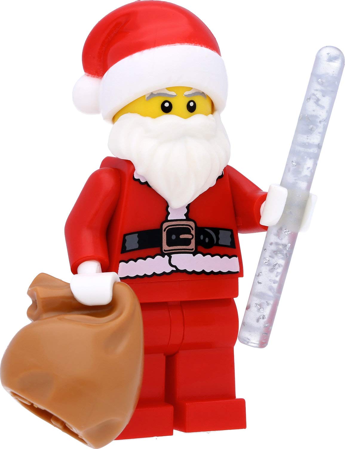 LEGO Minifigure: Santa Claus / St. Nicholas / Papá Noel (Series 8) with Accessories - Perfect for Christmas Decorations, Gift Giving & LEGO Holiday Displays