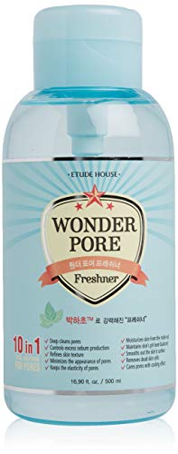Etude House Wonder Pore Freshner 500ml - Deep Cleansing Toner for Oily & Acne-Prone Skin | Korean Skincare for Pore Minimizing & Oil Control | Daily Facial Care Routine
