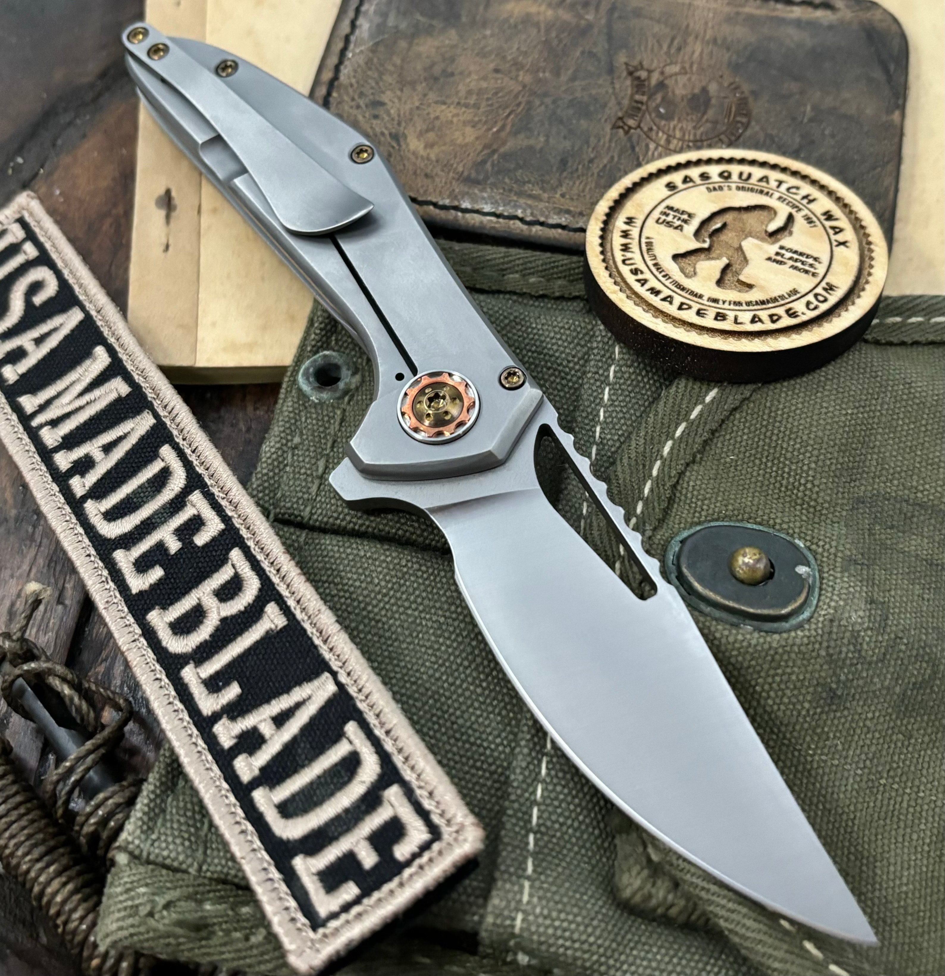 NK&T Custom Hydra Framelock Folding Knife - 5/32