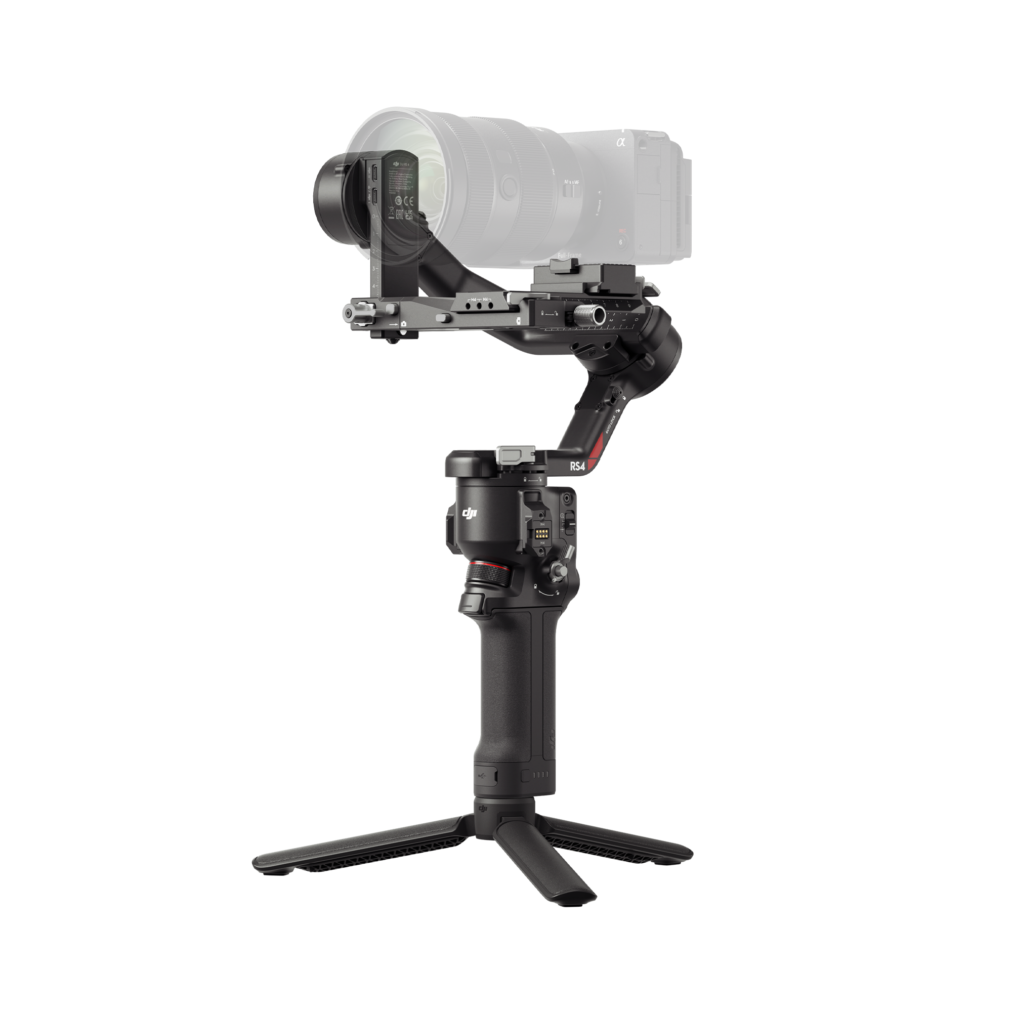 DJI RS 4 3-Axis Gimbal Stabilizer for Mirrorless & DSLR Cameras - Professional Handheld Stabilization for Vlogging, Filmmaking & Travel Photography