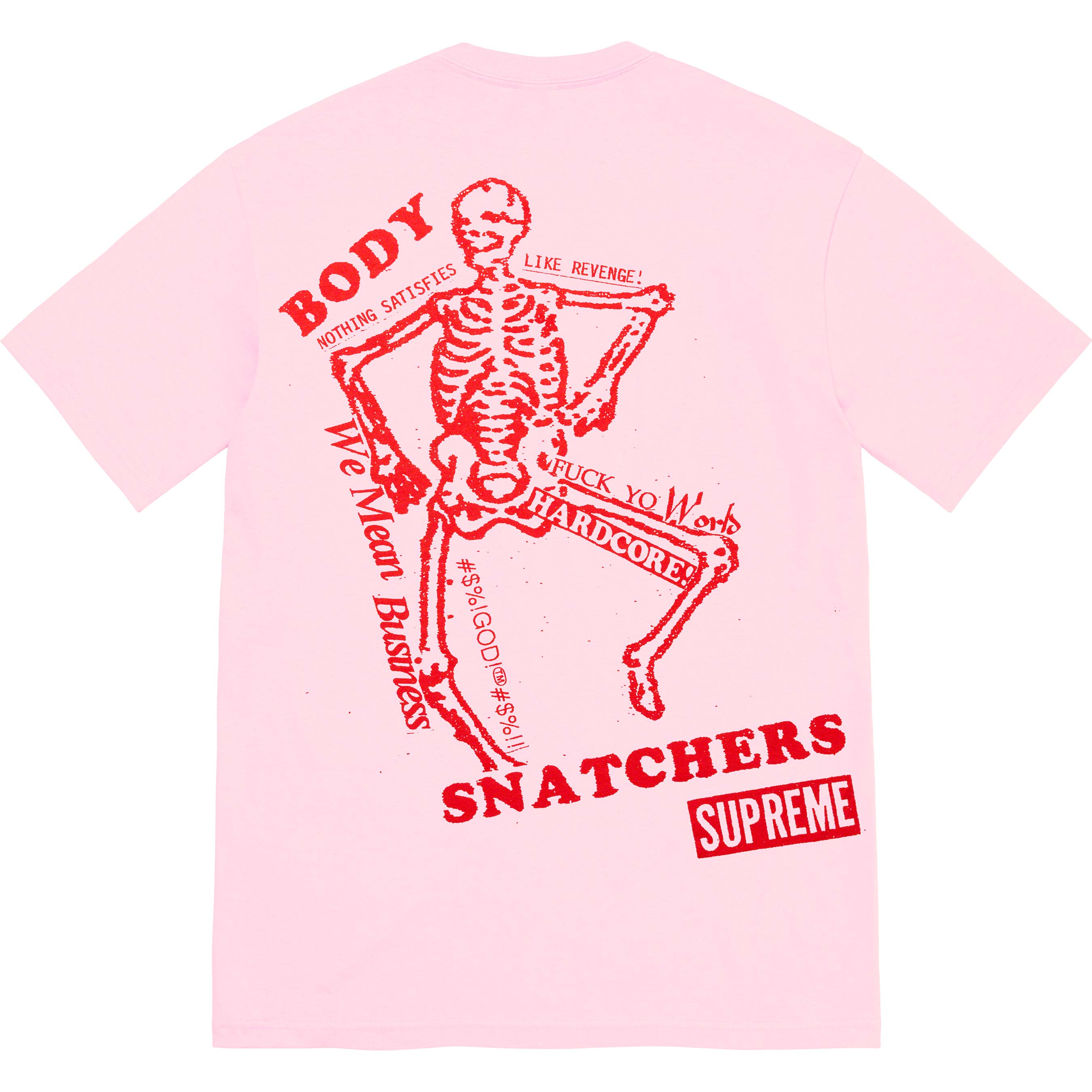 Supreme Body Snatchers Pink Hoodie - Trendy Streetwear for Men & Women | Perfect for Casual Outfits, Skateboarding, and Urban Fashion