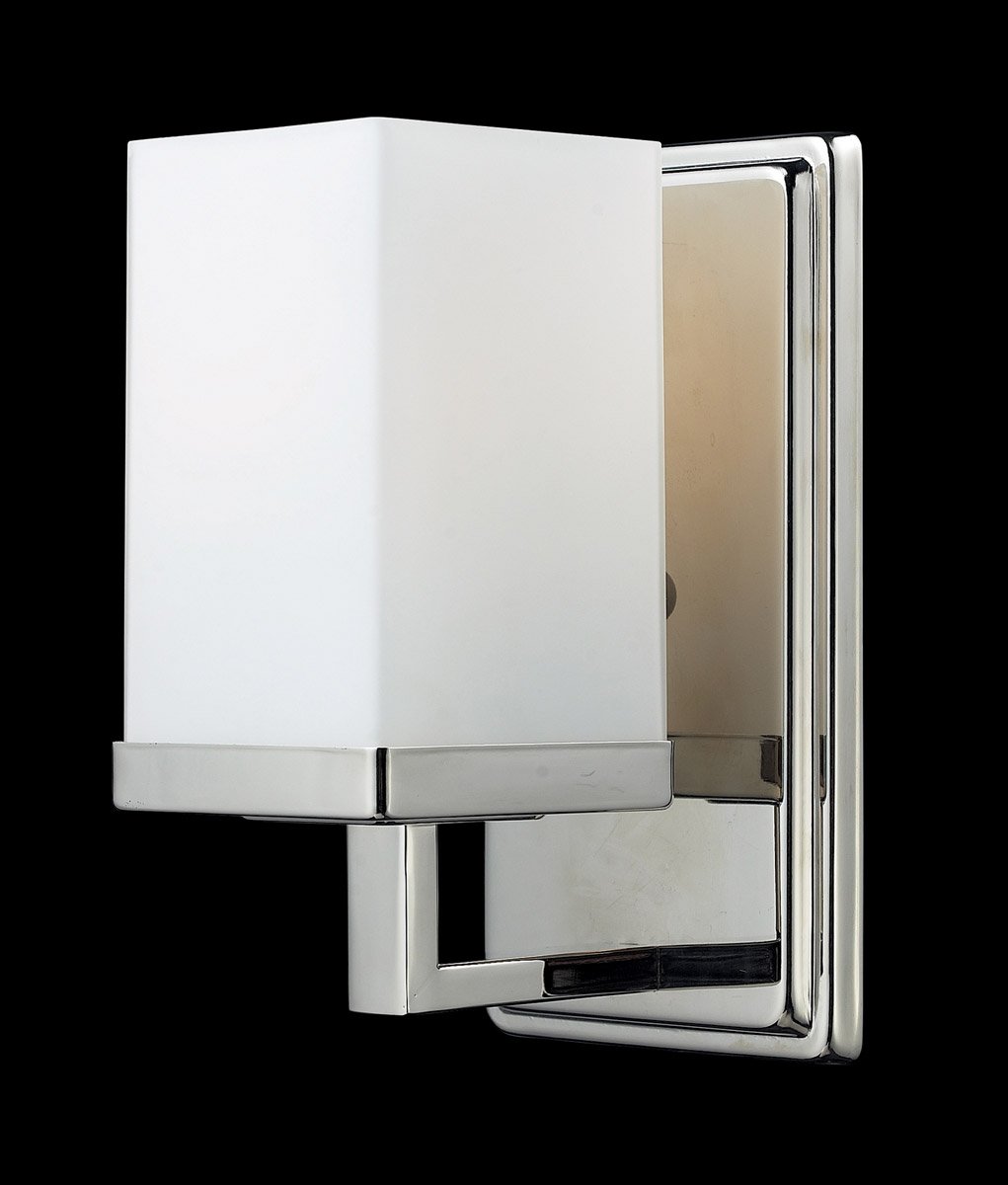 5 Inch Chrome Finish Steel Bathroom Vanity Light Fixture - Medium Base Bulb 100W - Perfect for Bathroom, Powder Room & Dressing Area Lighting