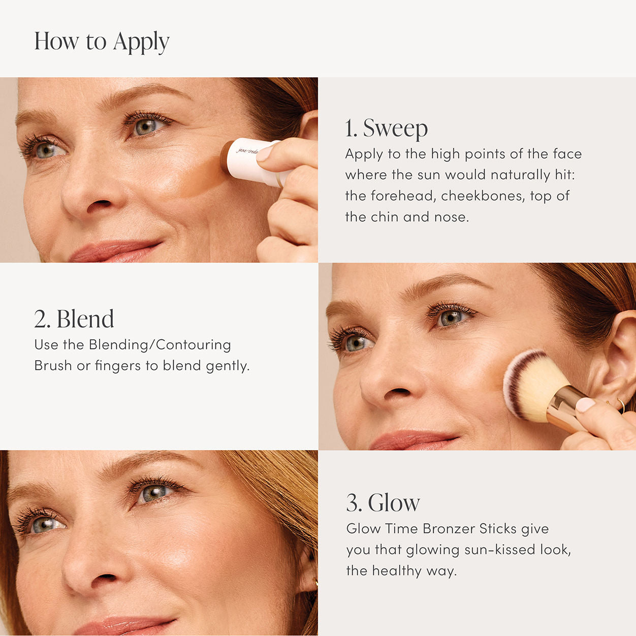 Glow Time Bronzer Stick - Natural Sun-Kissed Glow Makeup for Face & Body - Perfect for Summer, Beach & Everyday Contouring