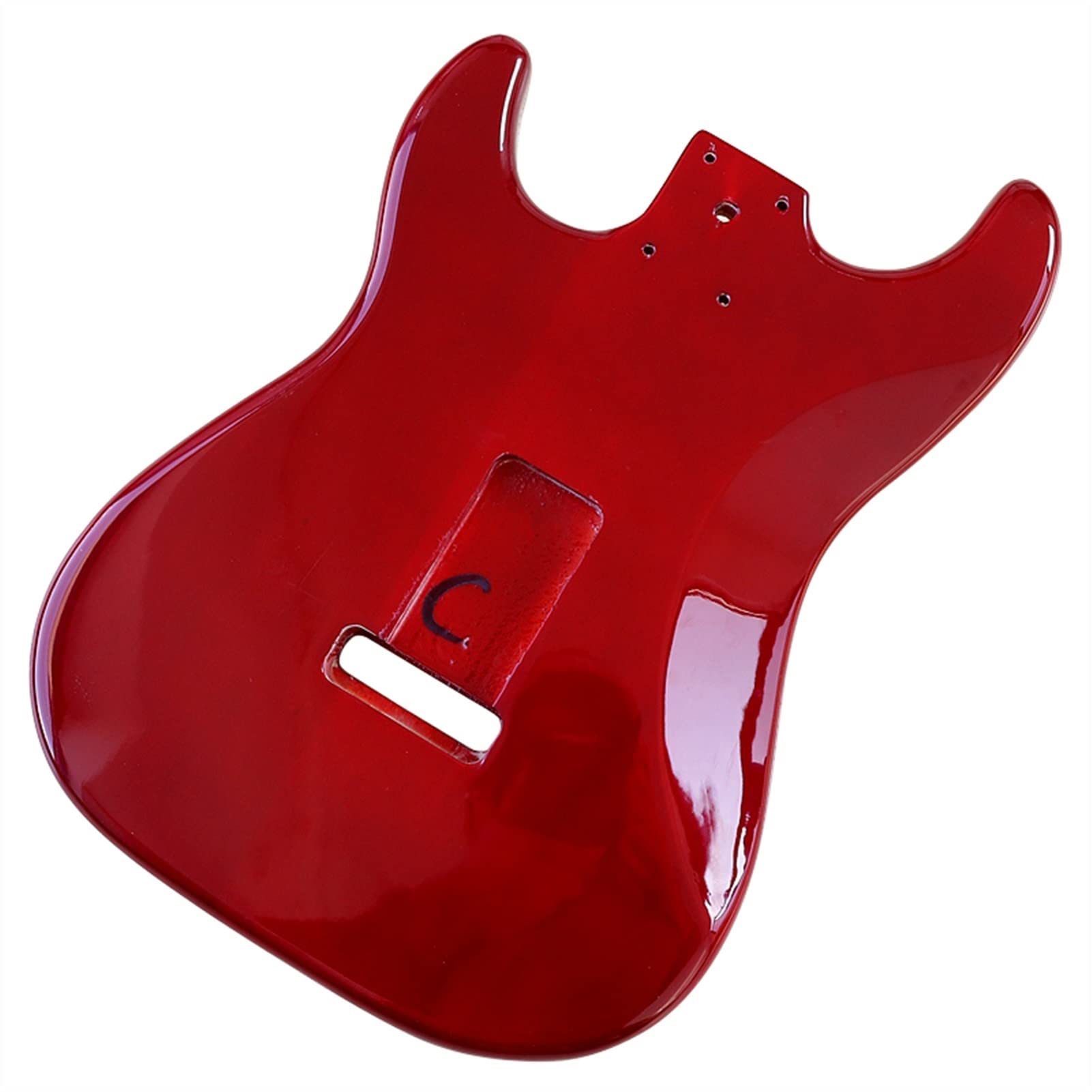 DIY Electric Guitar Kit - Okoume Wood ST Style Guitar Body with Poplar Wood Finish | Replacement Guitar Parts for Custom Builds & Repairs | Perfect for Musicians, Luthiers & Guitar Enthusiasts