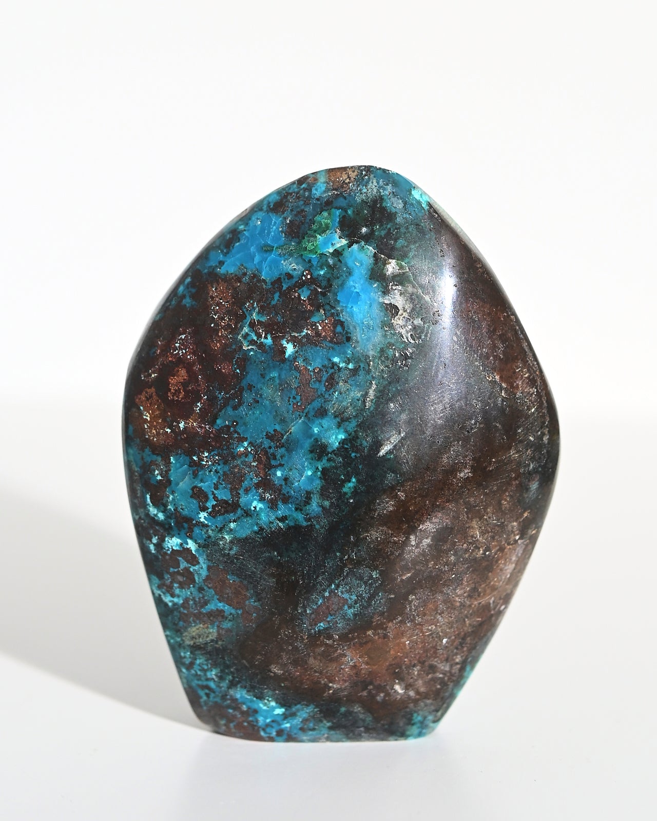 Natural Peruvian Chrysocolla Freeform Stone - Healing Crystal for Jewelry Making, Meditation & Home Decor | Handcrafted Spiritual Gemstone