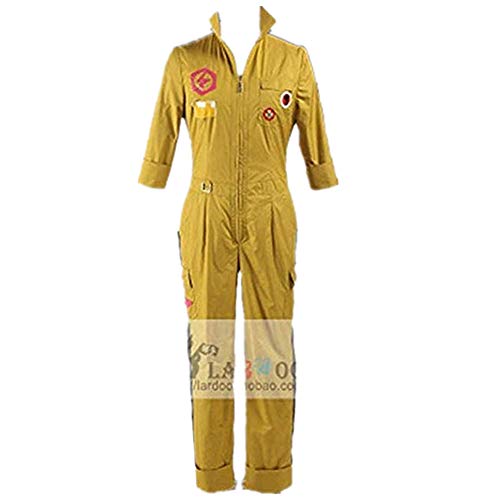 Souda Kazuichi Cosplay Costume - Yellow Anime Outfit Set - Custom Made Danganronpa Cosplay for Conventions & Halloween