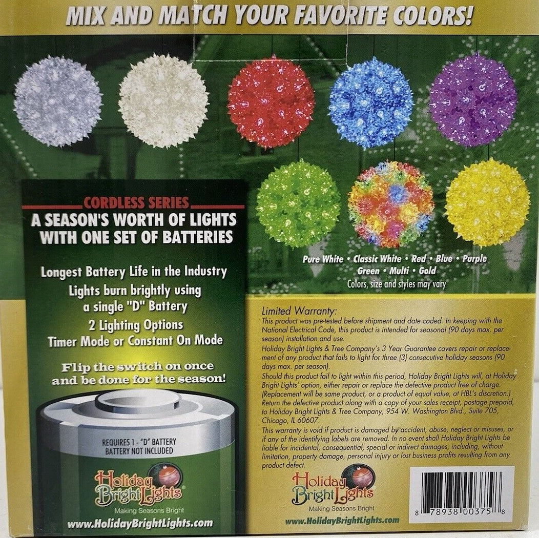 6 Pack LED Starry Night Light Spheres - Decorative Mood Lighting for Bedroom, Nursery, Party & Outdoor Decor