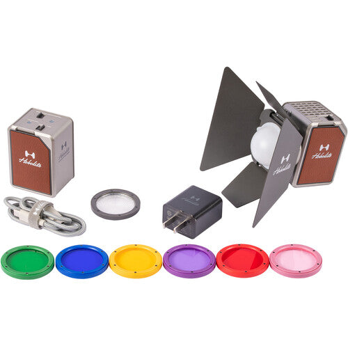 Hobolite Micro Bi-Color LED Light Creator Kit - Portable RGB Video Lighting for YouTube, Photography & Vlogging