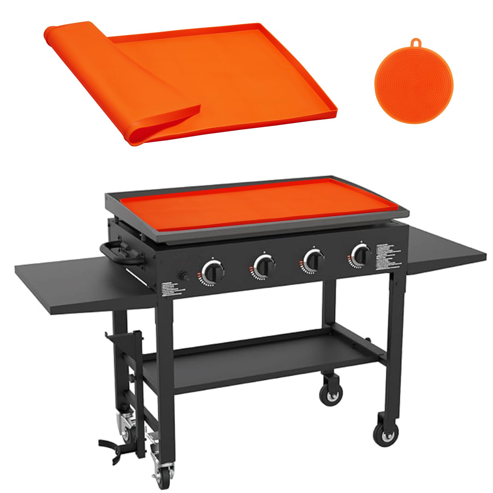 Heavy Duty Food Grade Silicone Griddle Cover for Blackstone 36 Inch - Protective Grill Mat to Keep Cooking Surface Clean, Prevent Rust, Dust & Rodents - Ideal for Outdoor Camping, Backyard BBQs & Tailgating
