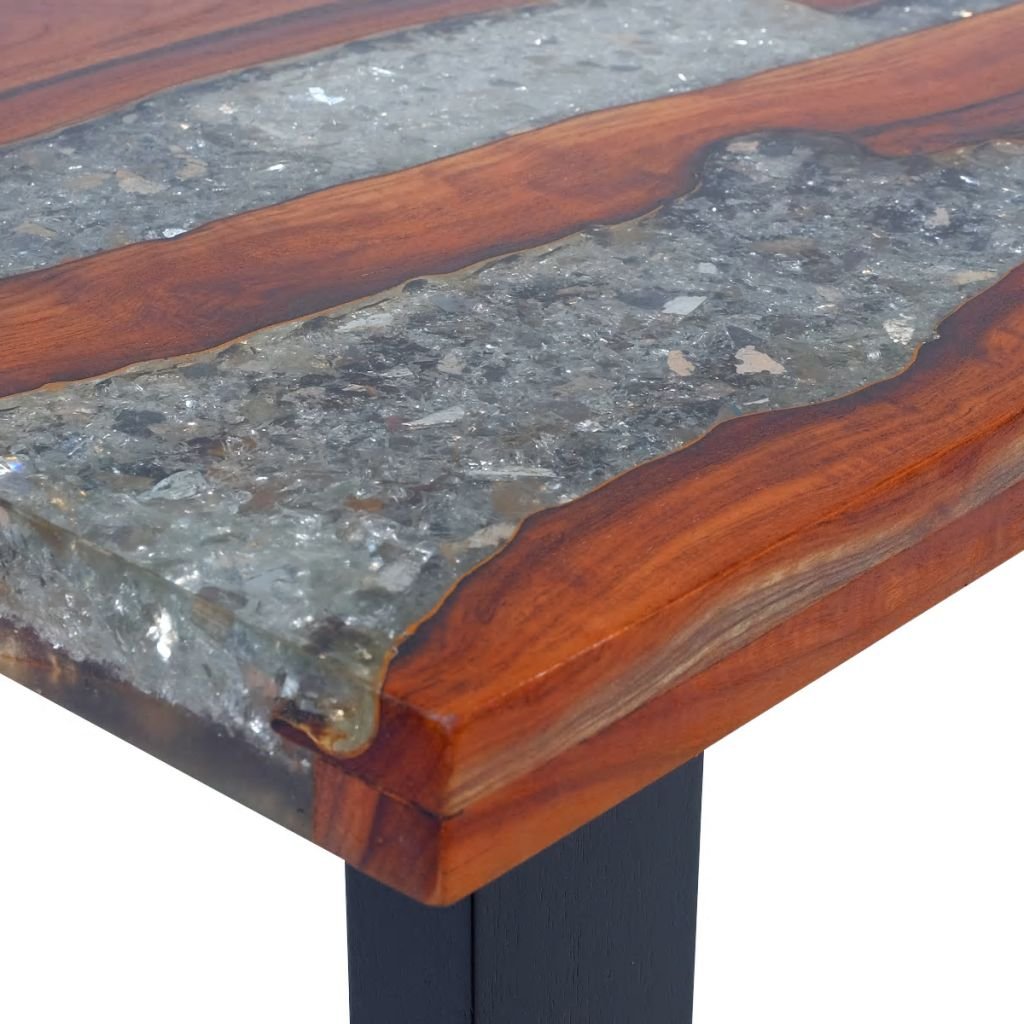 Shubiao Teak Resin Coffee Table - 39.4