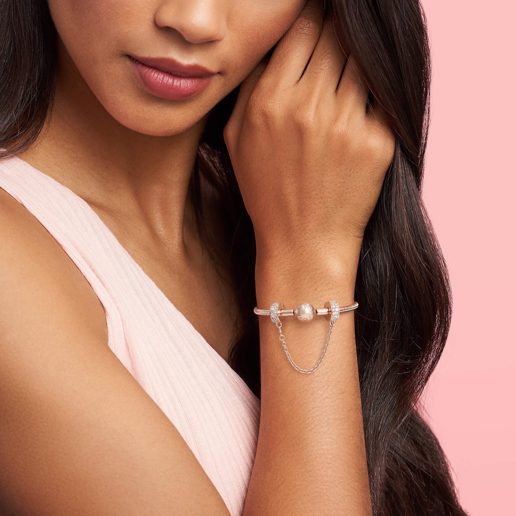 PANDORA Shining Elegance Clear CZ Bracelet - Sparkling Cubic Zirconia Jewelry for Women, Perfect for Parties, Weddings & Special Occasions