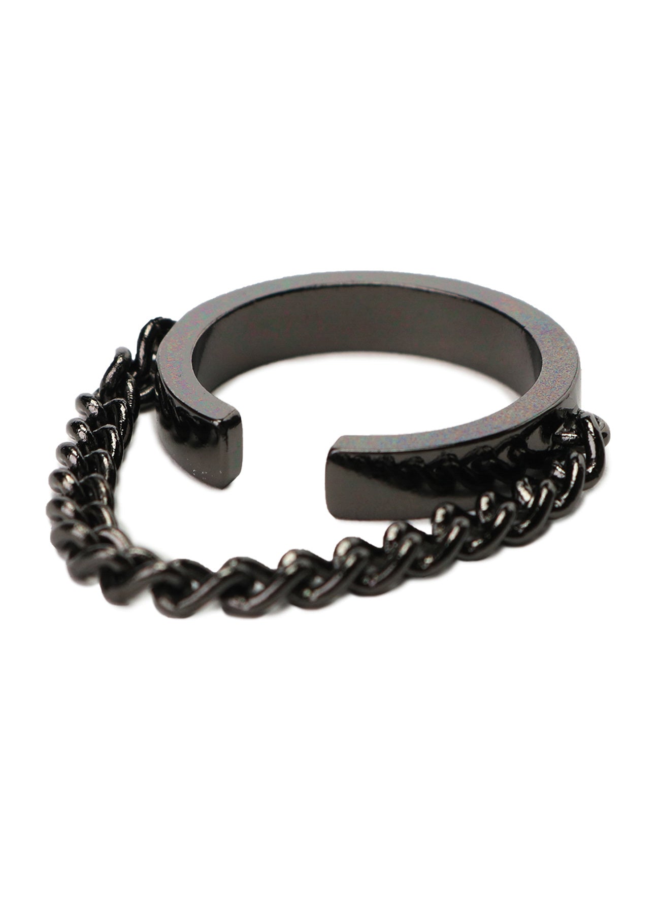 Stylish Brass Chain Ear Cuff & Chain Ring Set - Boho Chic Jewelry for Women - Perfect for Parties, Weddings & Everyday Wear