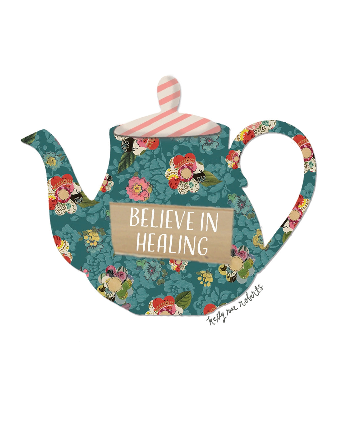 Believe in Healing Vinyl Sticker - Waterproof & Durable Decal for Laptops, Cars, Journals - Inspirational Gift for Self-Care & Wellness Enthusiasts