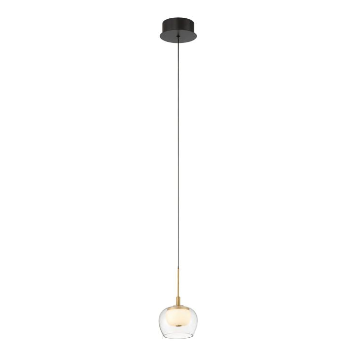Nona Modern LED Pendant Light - Energy Efficient Hanging Fixture for Kitchen Island, Dining Room & Living Room Decor