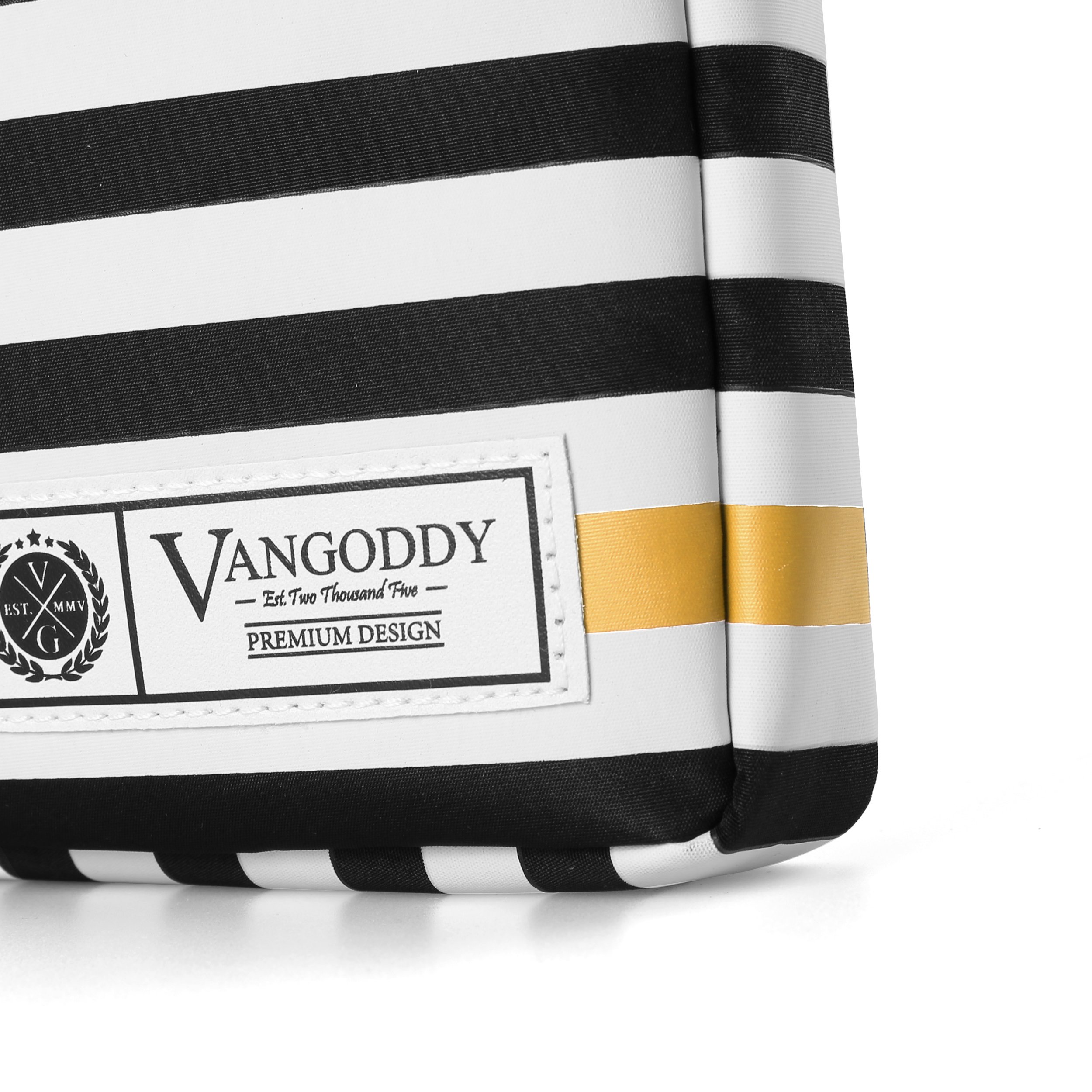 Vangoddy Luxe Collection 11.6 Inch Laptop Tablet Sleeve - Premium Protective Case for MacBook Air, iPad Pro | Slim & Lightweight Neoprene Cover with Black & White Accent Strip | Perfect for Work, Travel & School