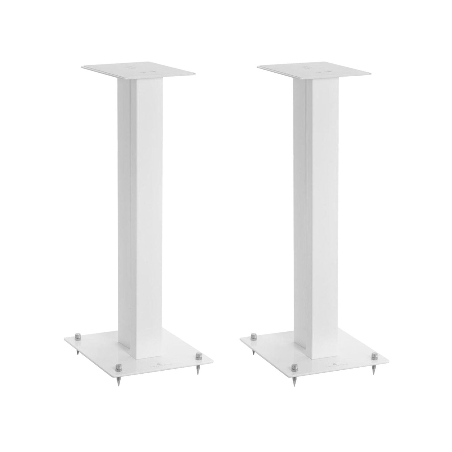 Premium Triangle S02 Speaker Stand Pair - Heavy Duty Adjustable Height for Bookshelf & Floor Speakers - Perfect for Home Theater, Studio & Gaming Setup