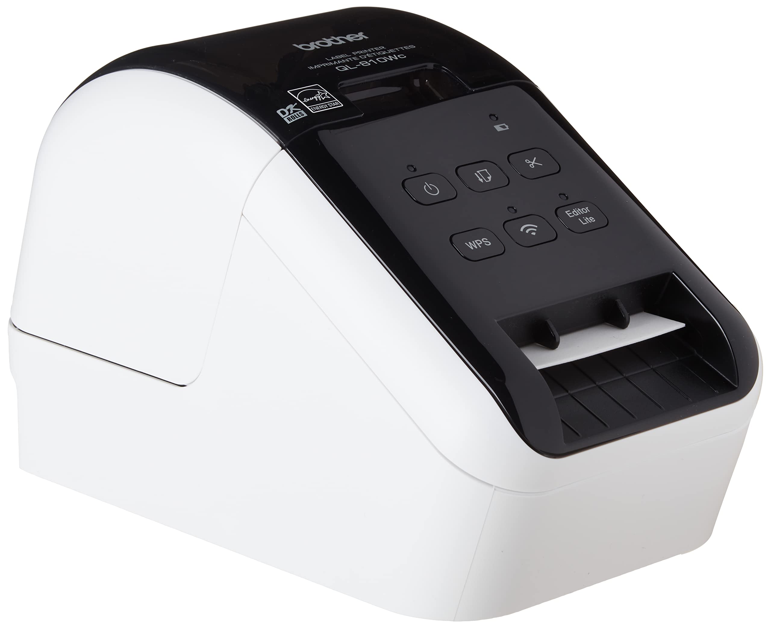 Brother QL-810WC Wireless Label Printer for Home & Office - High-Speed Thermal Label Maker for Shipping, Organizing, Inventory & Barcode Printing