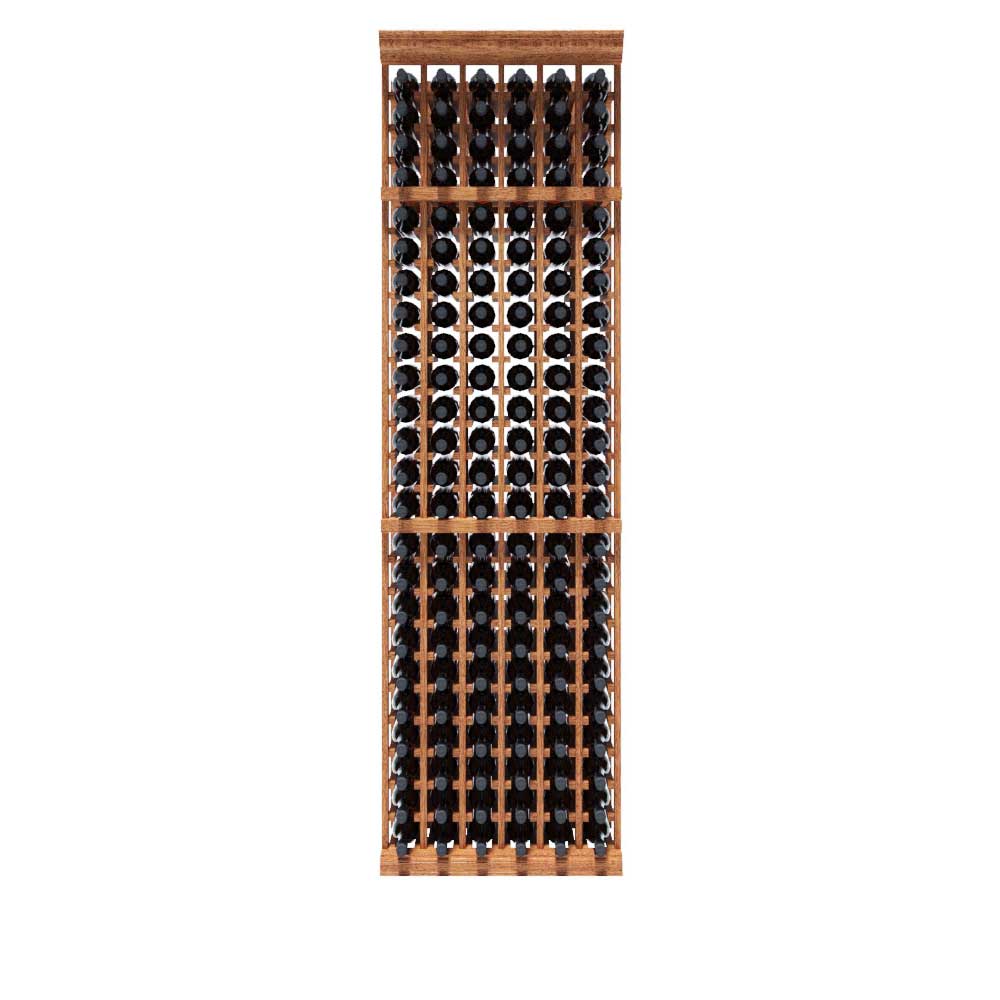 6 Column 144 Bottles 8ft Wine Rack Kit - Sturdy Metal Wine Storage Organizer for Home, Bar, or Restaurant Use