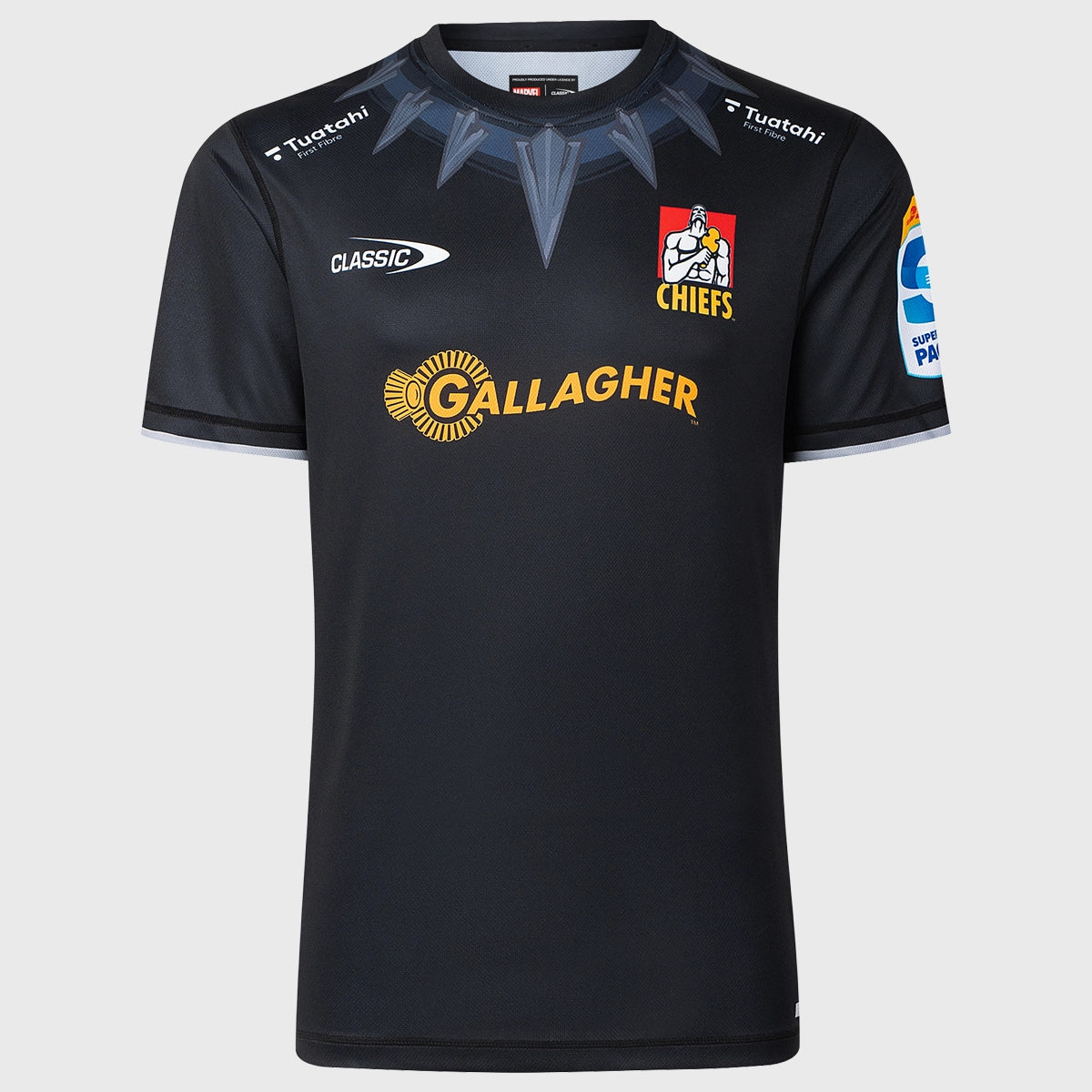 Classic Chiefs Black Panther Men's Warm Up Tee - Comfortable Workout & Training Shirt for Football Fans & Gym Enthusiasts