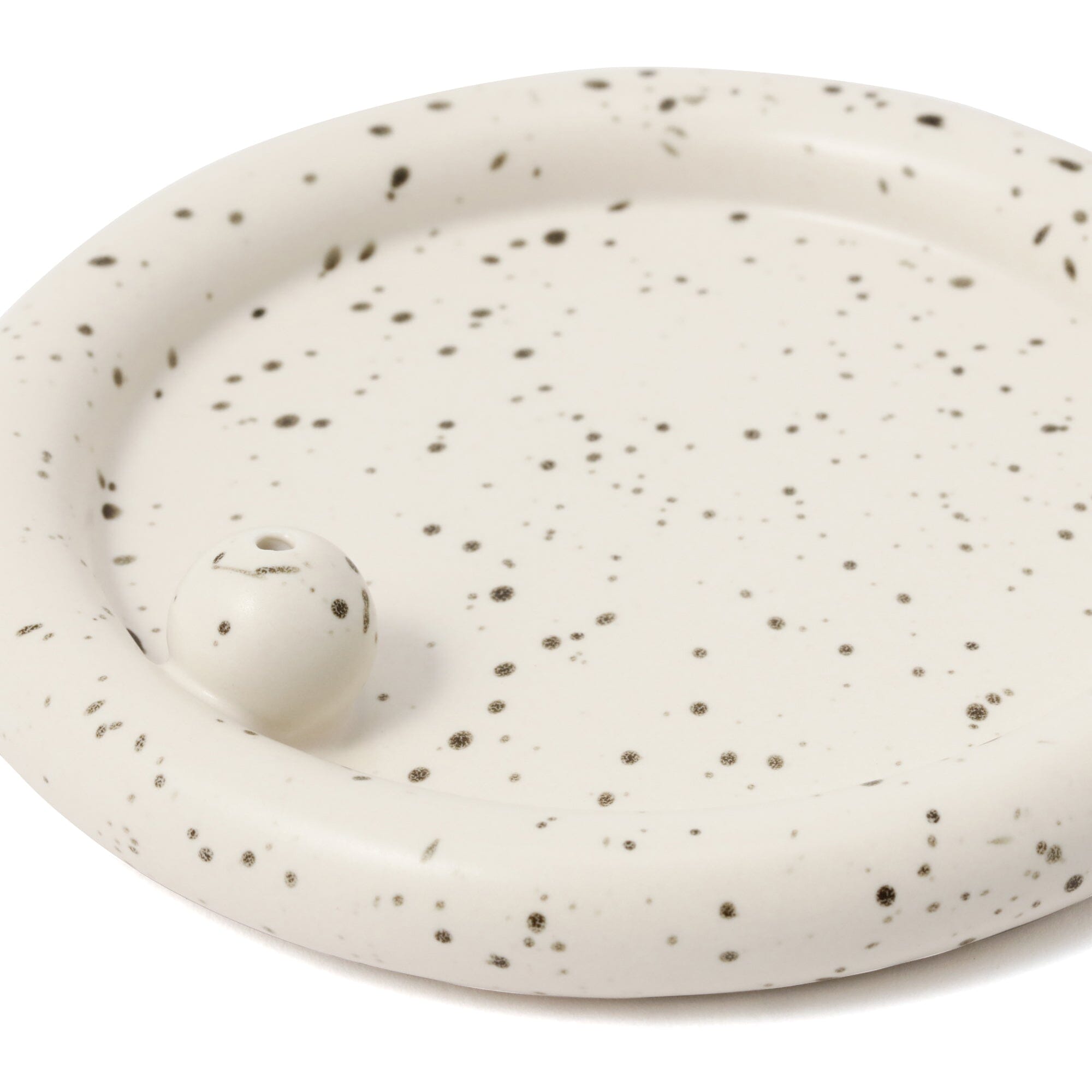 Elegant Ivory Tea Incense Holder - Handcrafted Ceramic Aromatherapy Burner for Relaxation, Meditation & Home Decor