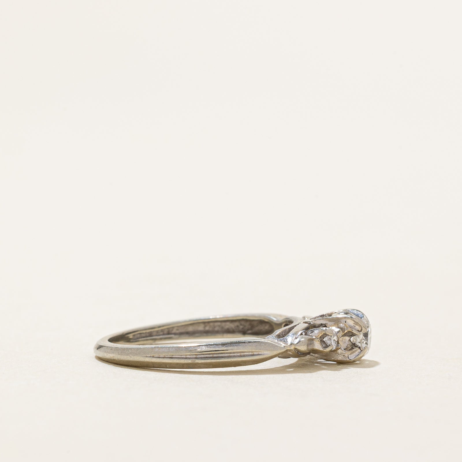 0.16ctw Illusion Set Diamond Ring - Size 4.25 | Elegant Engagement & Wedding Band for Women | Perfect for Proposals, Anniversaries & Special Occasions