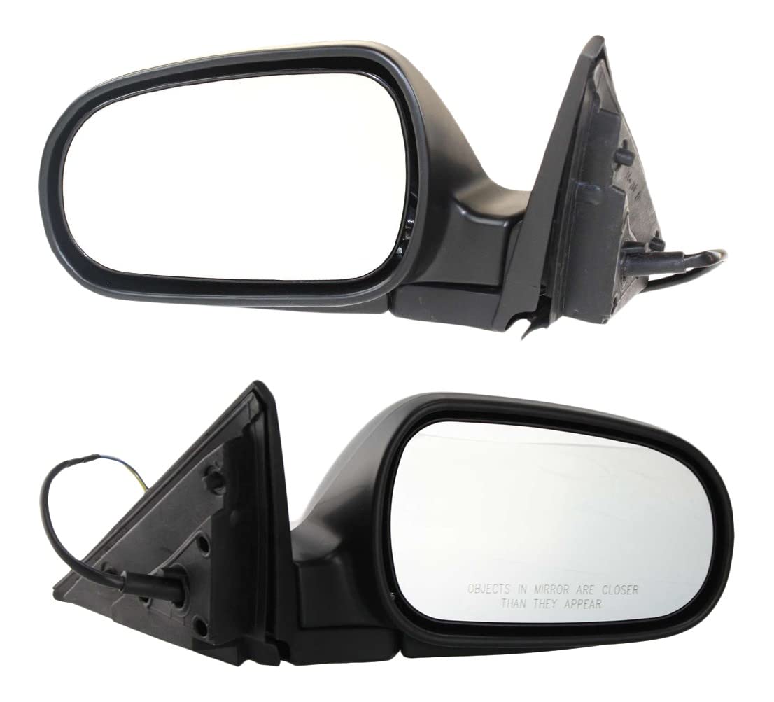 1997-2001 Honda Prelude Power Side Mirrors - Driver & Passenger Side, Paintable Replacement for Easy Installation | Perfect for Daily Commuting & Car Upgrades