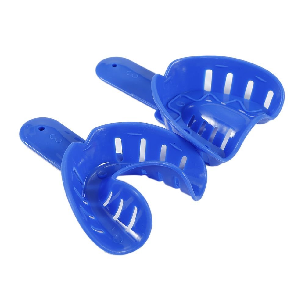 12-Piece Plastic Dental Impression Trays Set - BPA-Free Teeth Holder for Dentists & Orthodontists | Perfect for Dental Clinics, Orthodontic Offices & Teeth Whitening Procedures