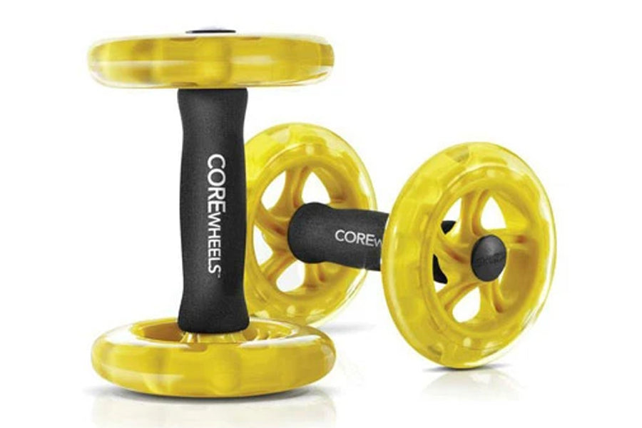 SKLZ Core Wheels - Ab Wheel for Core Strength Training & Home Workouts - Perfect for Abs, Back & Full Body Exercise - Gym & Fitness Equipment for Men & Women
