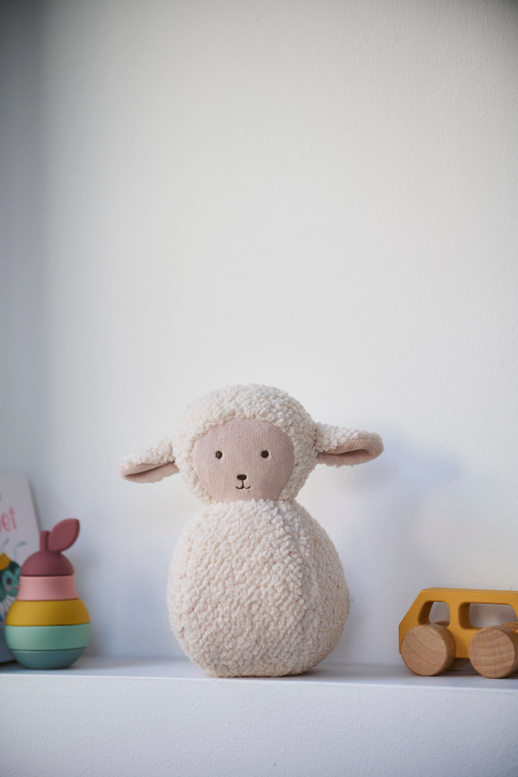 Roly Poly Sophie Sheep Set - Cute Tumbling Toy for Babies & Toddlers - Perfect for Playtime, Sensory Development & Nursery Decor