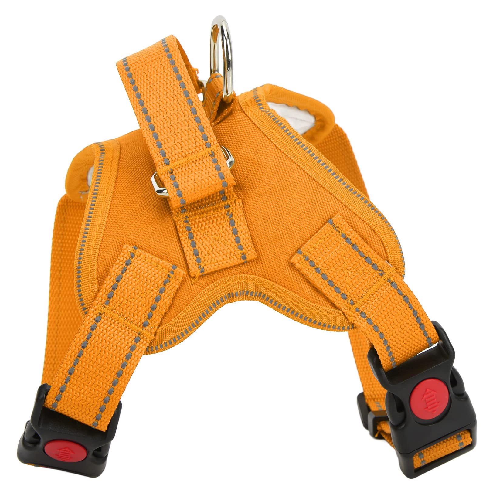 Liyeeo Reflective Adjustable Dog Saddle Harness with Massage Convex Points - Comfortable Pet Vest for Walking, Hiking & Outdoor Adventures