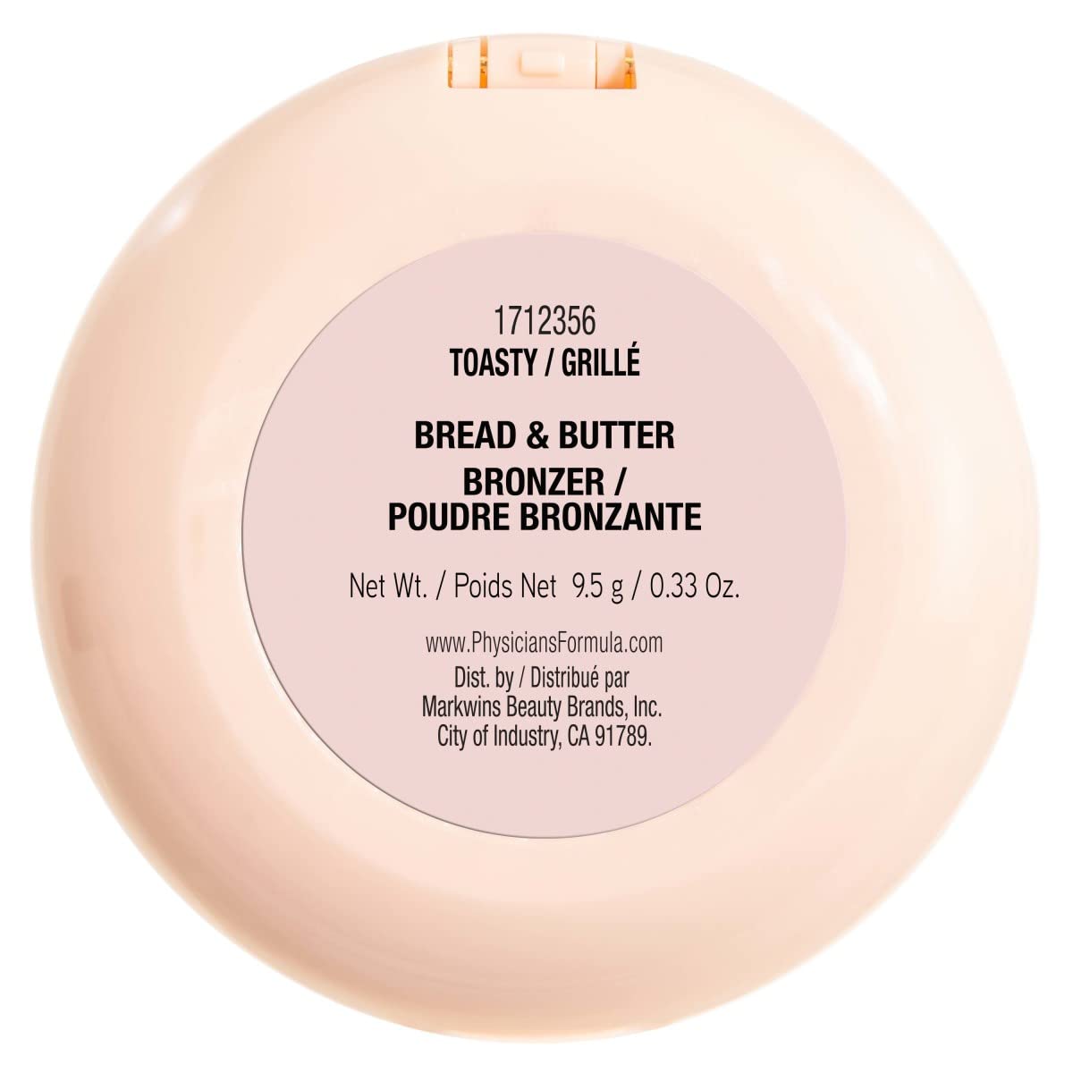 Physicians Formula Murumuru Butter Bronzer in Toasty - Nourishing Blend for a Luminous Finish | Dermatologist Tested, Hypoallergenic, Vegan & Cruelty-Free | Perfect for Everyday Glow & Contouring