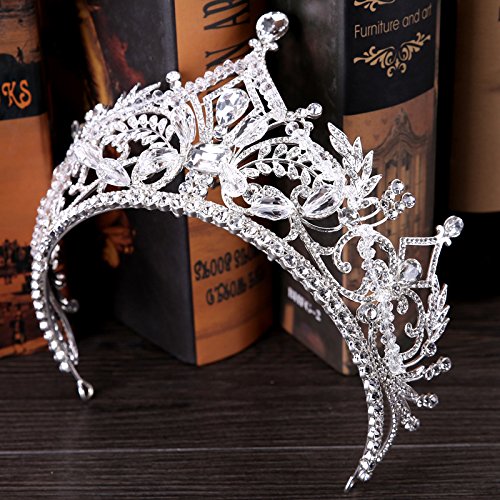 Sparkling Crystal Wedding Crown for Bride – Elegant Bridal Hair Accessories & Headpieces – Perfect for Weddings, Prom, and Special Occasions
