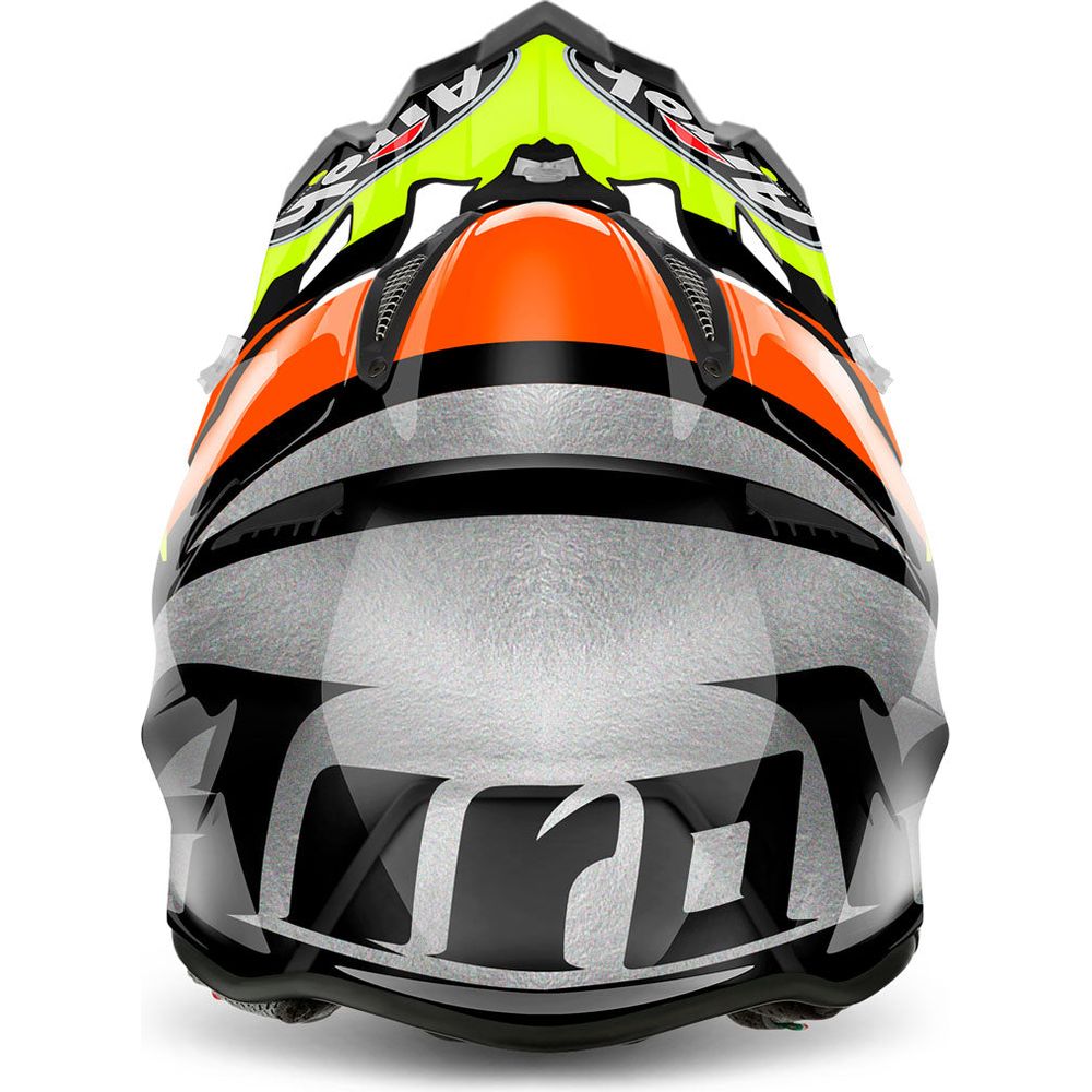 Airoh Aviator 2.2 Revolve Orange Helmet - Lightweight Motorcycle Helmet for Men & Women - DOT & ECE Certified - Perfect for Street Biking, Commuting & Urban Riding