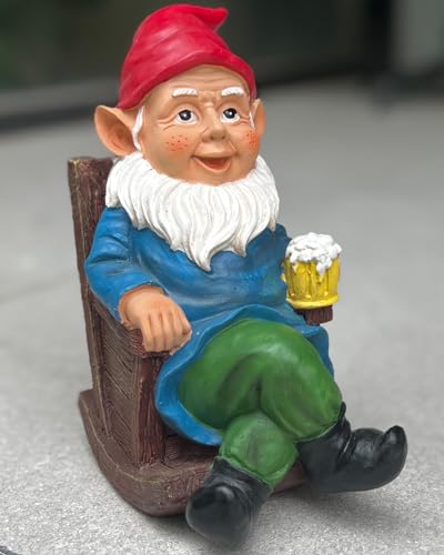 Drinking Beer Gnome Red