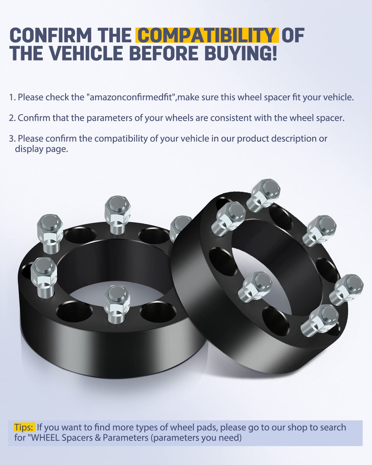 4PCS 5-Lug 1.25