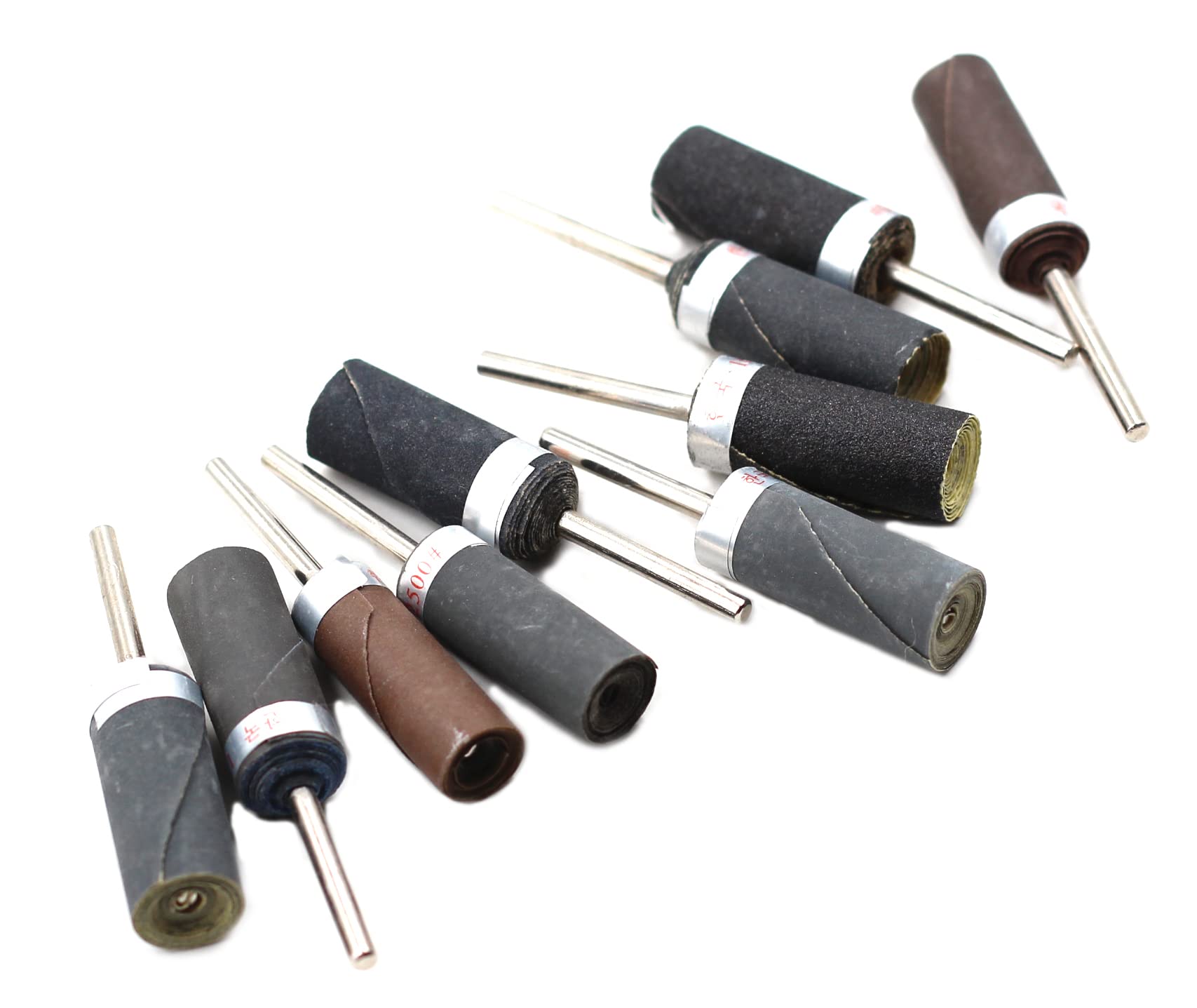 Wet Dry Sandpaper Stick & Sanding Drum Kit with 1/8