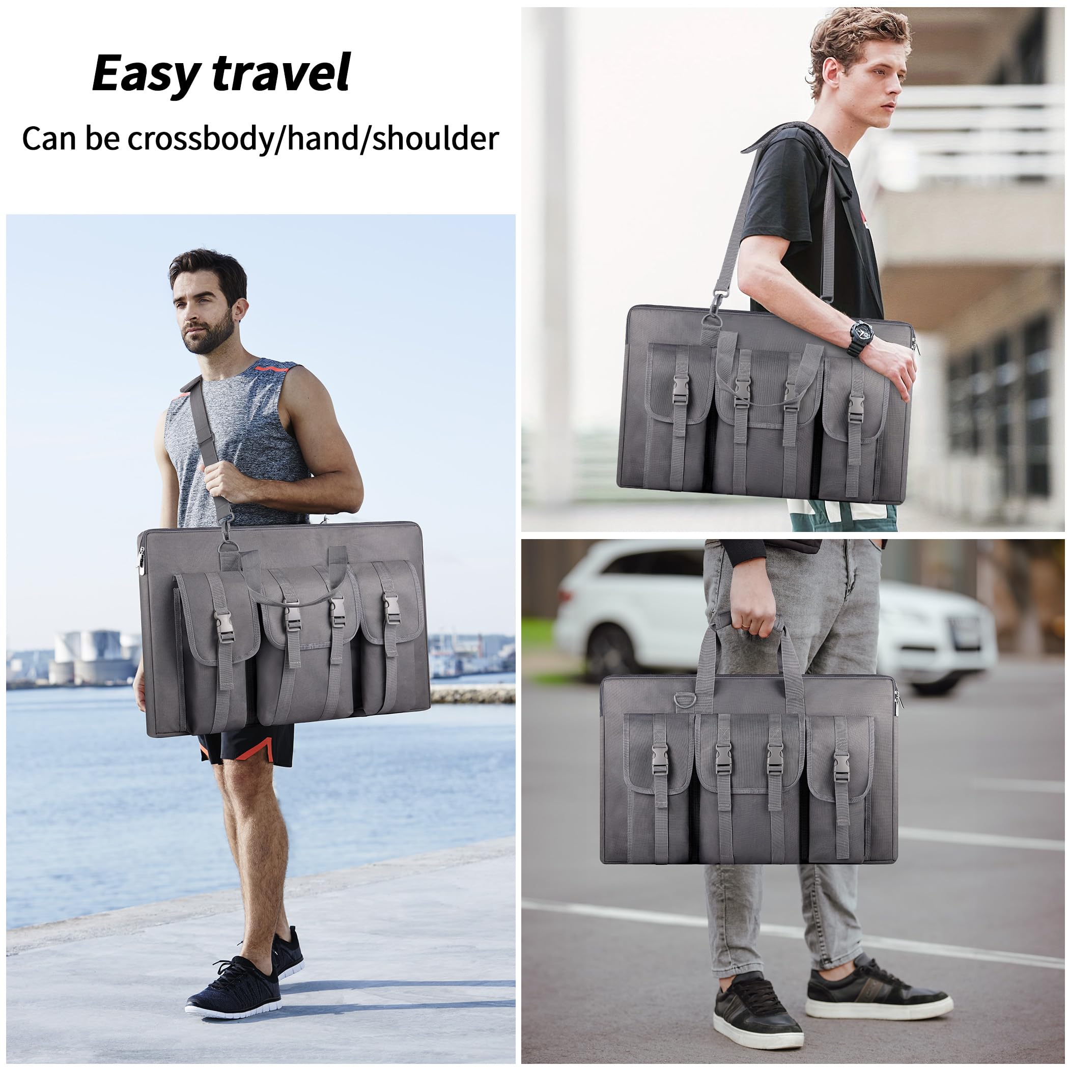 LUCMO Starlink Gen 3/V3 Case Organizer Bag - Durable Carrying Case for Starlink Satellite Internet Accessories | Perfect for Travel, Outdoor Camping, RV Trips & Home Storage