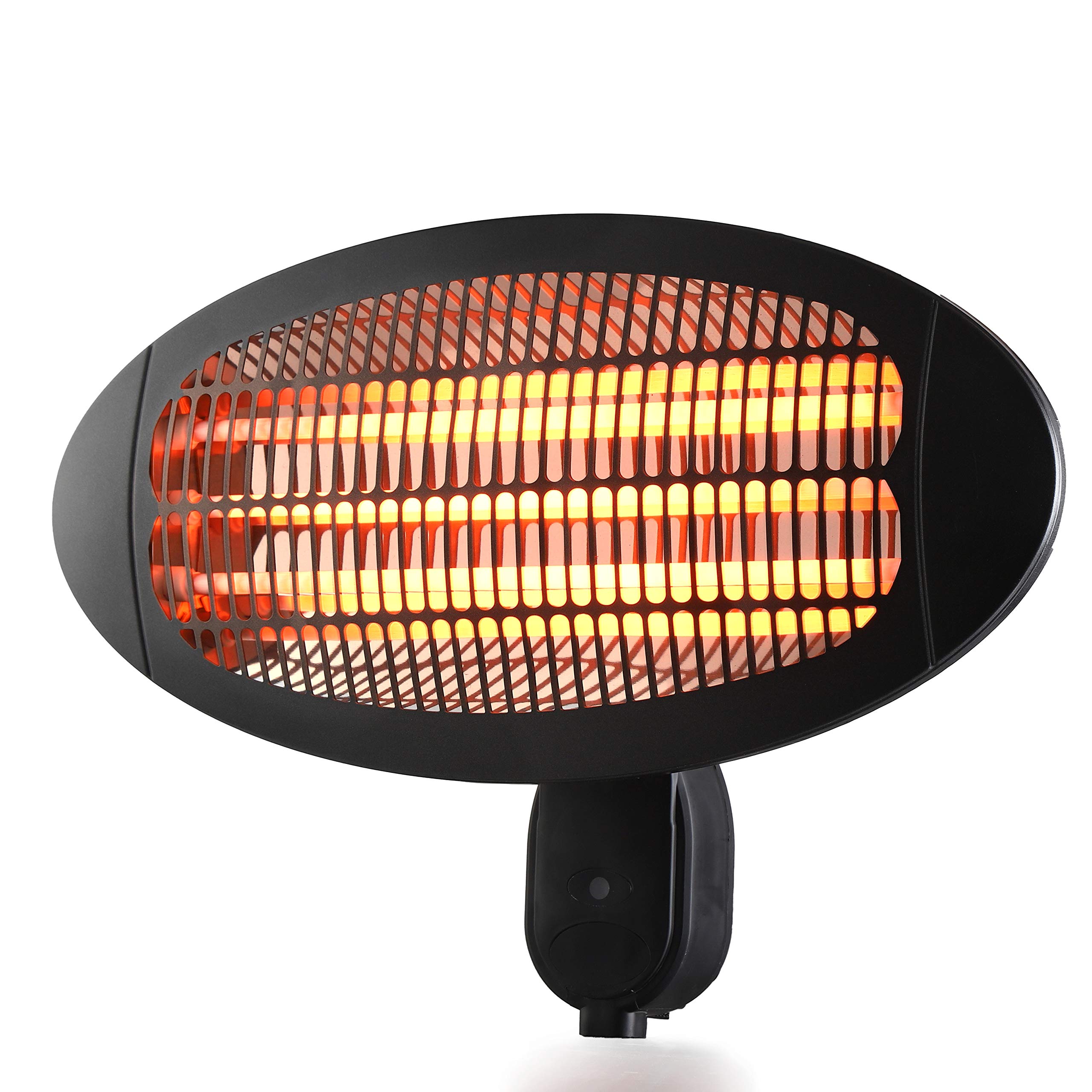 Donyer Power 1500W Wall/Ceiling Mounted Electric Patio Heater - Outdoor Quartz Infrared Heater for Patio, Deck, Garage & Restaurant Use