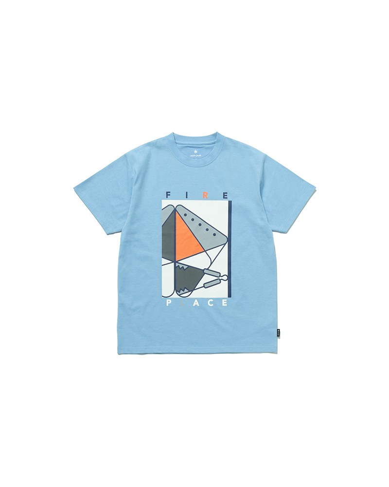 Cozy Fireplace Graphic T-Shirt for Men & Women - Soft Cotton Tee for Casual Wear, Lounge & Winter Outfits