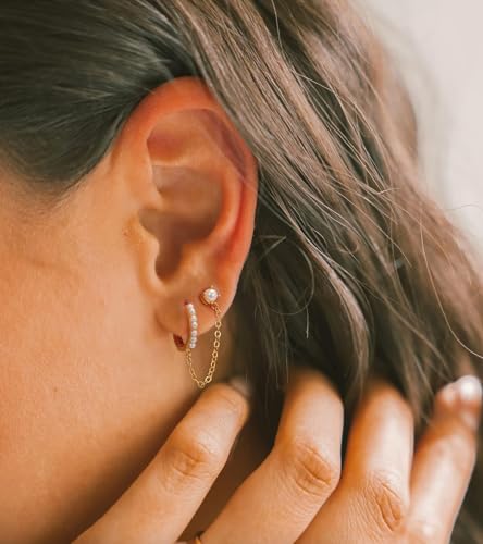 Link-Pearl & Hoop & Stud