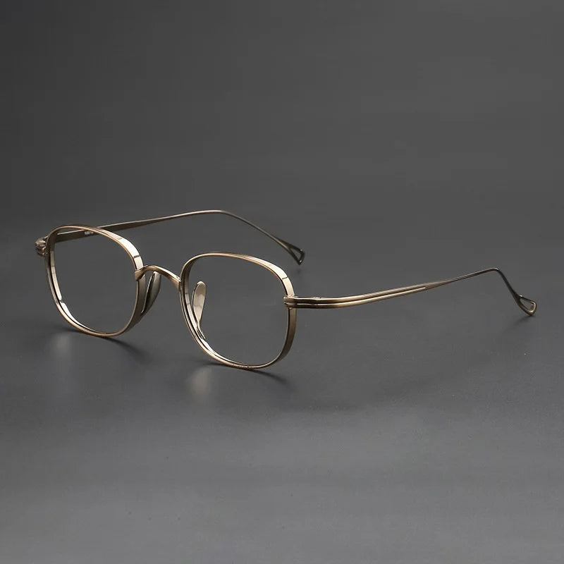 Brightzone Women's Full Rim Oval Square Titanium Eyeglasses - Lightweight & Durable Frame for Work, Reading & Fashion (Model 105183) | Perfect for Office, Daily Wear & Style Accessories