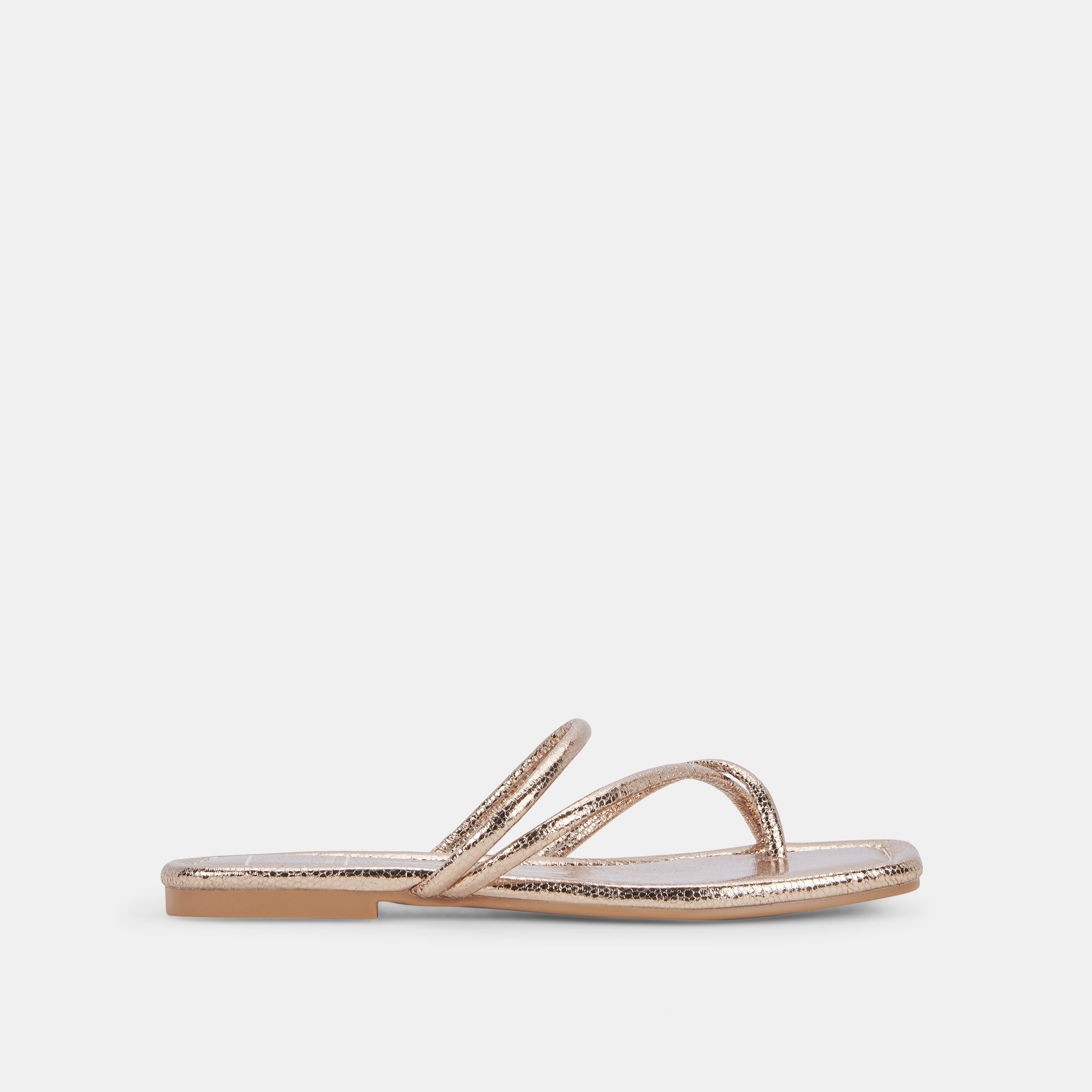 LEANNA Women's Dark Gold Crackled Leather Sandals - Comfortable Strappy Heels for Summer, Parties & Weddings