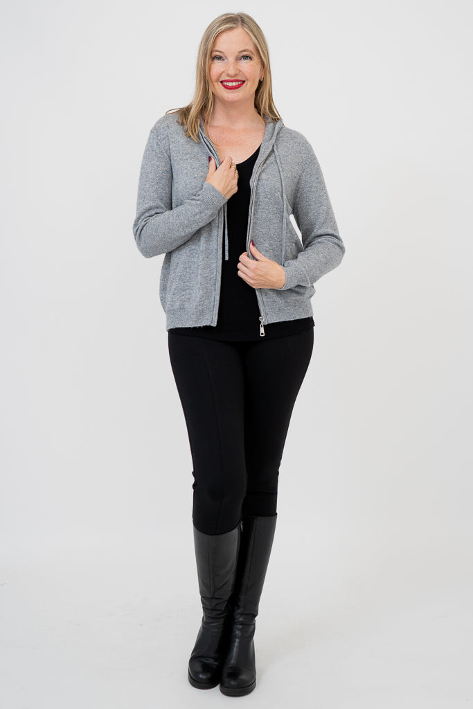 Premium Wool Cashmere Sweater for Women & Men - Soft & Warm Grey Pullover - Perfect for Winter, Fall & Cozy Outfits