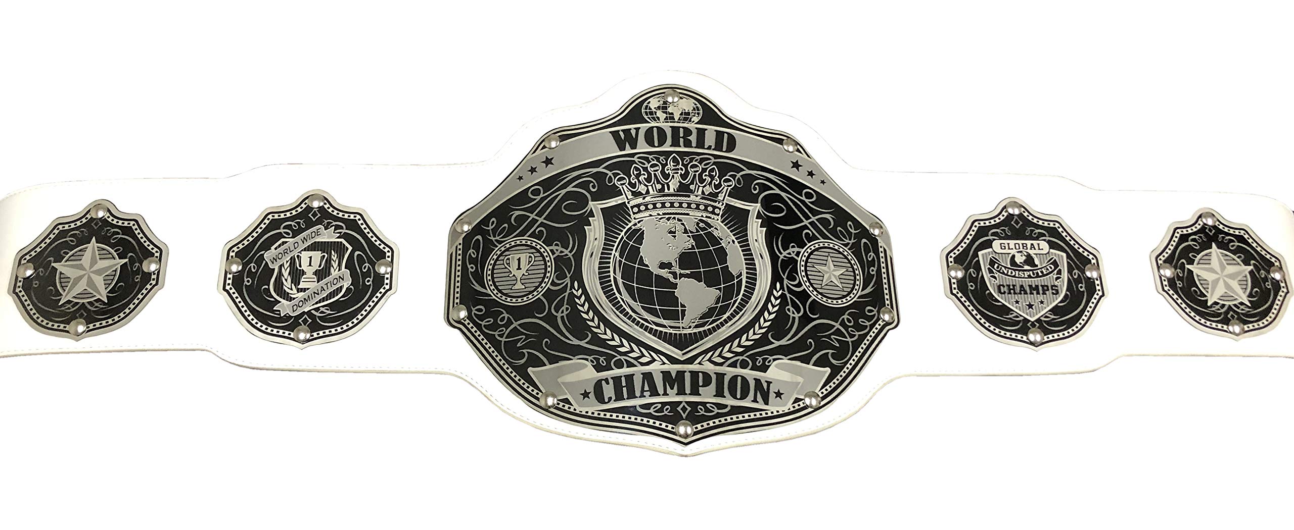 Custom World Championship Wrestling Belt - Personalized Text & Color Options - Fast 2-Day Production - Perfect for Wrestling Events, Awards & Fan Collections